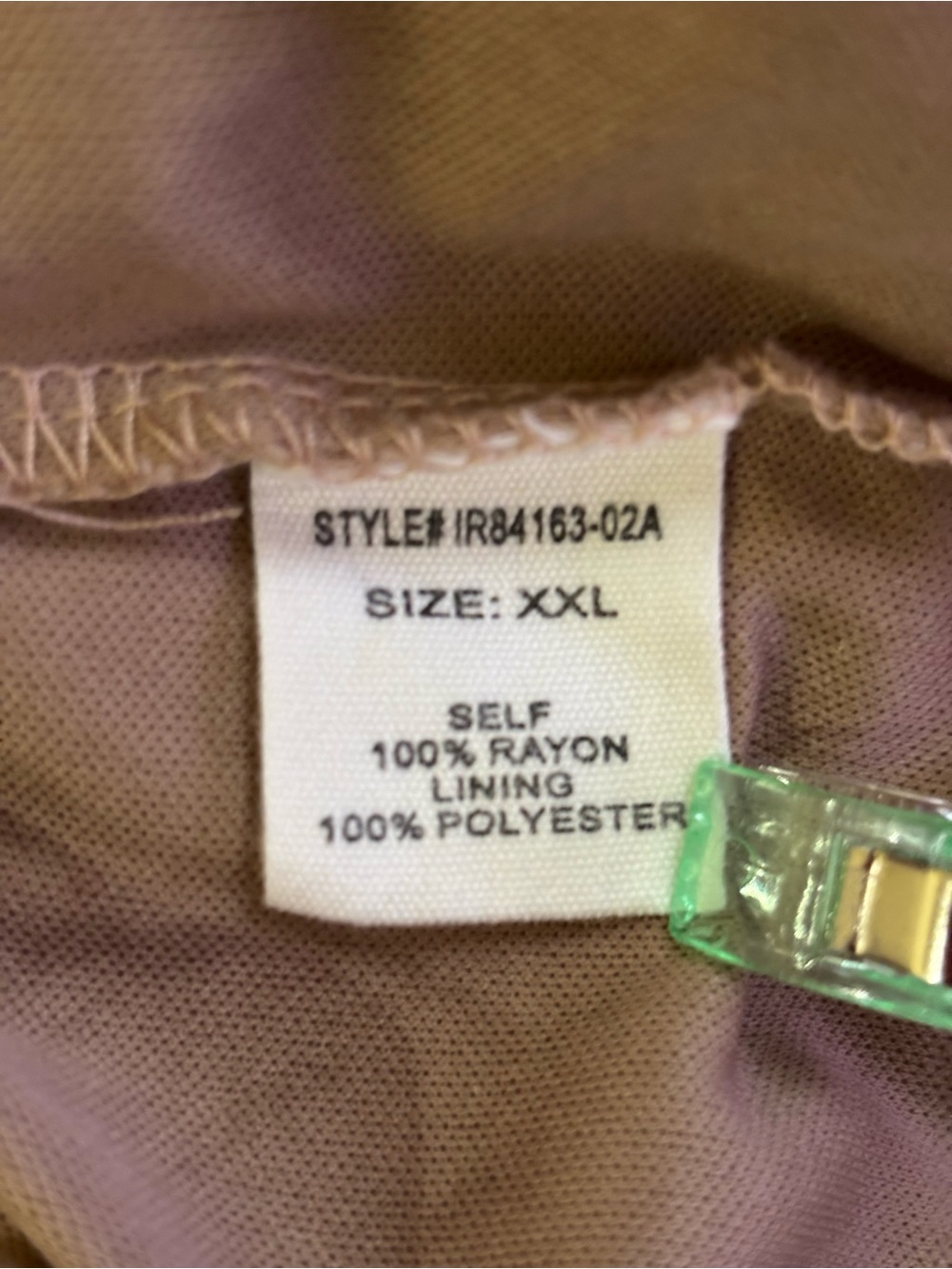 Altar’d State Romper XXL Taupe Brown Puff Sleeve Ruffle Tie Waist 100% Rayon - Picture 6 of 8